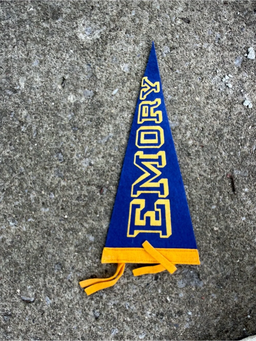 Emory University mini pennant